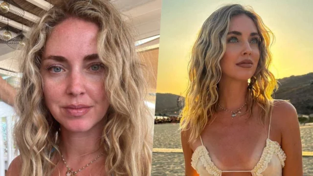 Chiara Ferragni si mostra senza trucco e con i capelli al naturale