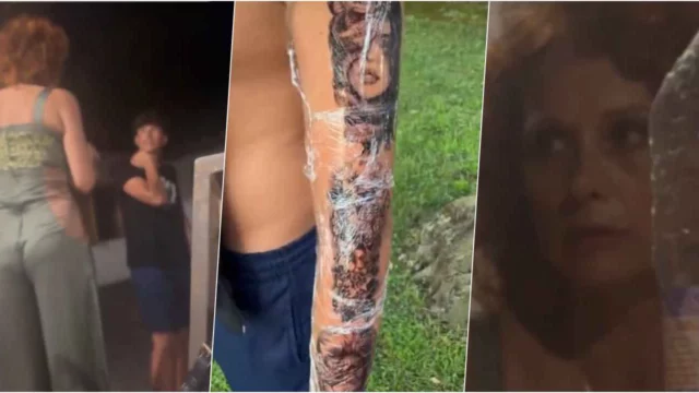 Beatrice Luzzi, sei su Scherzi a Parte! Il figlio le fa credere di avere un tattoo e lei non la prende