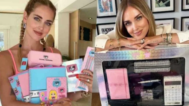 Chiara Ferragni, i quaderni della linea scuola svenduti a 1 euro