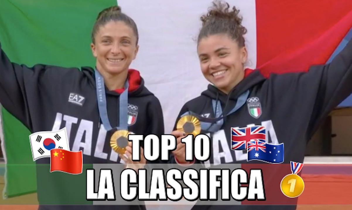Classifica Olimpiadi: il medagliere e le medaglie vinte dall’Italia