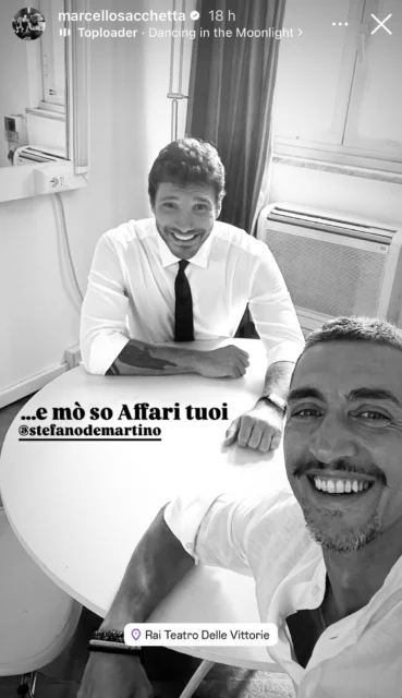 Marcello Sacchetta e Stefano De Martino di nuovo insieme