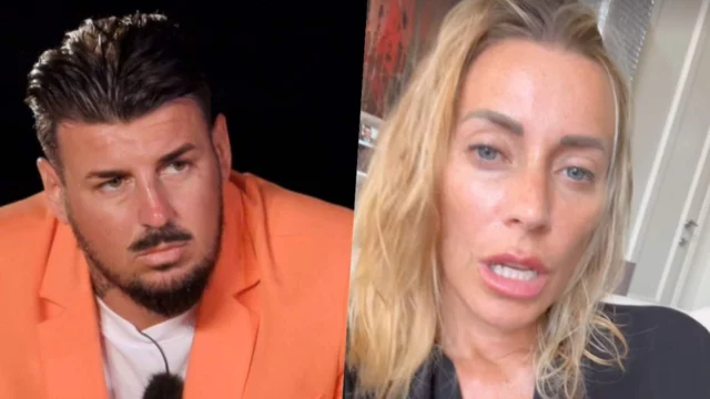 Lino Giuliano posta un video in auto e Karina Cascella lo attacca