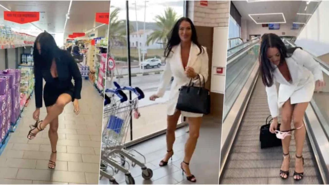 L'influencer Chloe Lopez lascia mutande nei luoghi pubblici