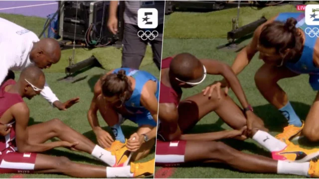 Olimpiadi, Barshim si fa male e Tamberi lo soccorre (VIDEO)