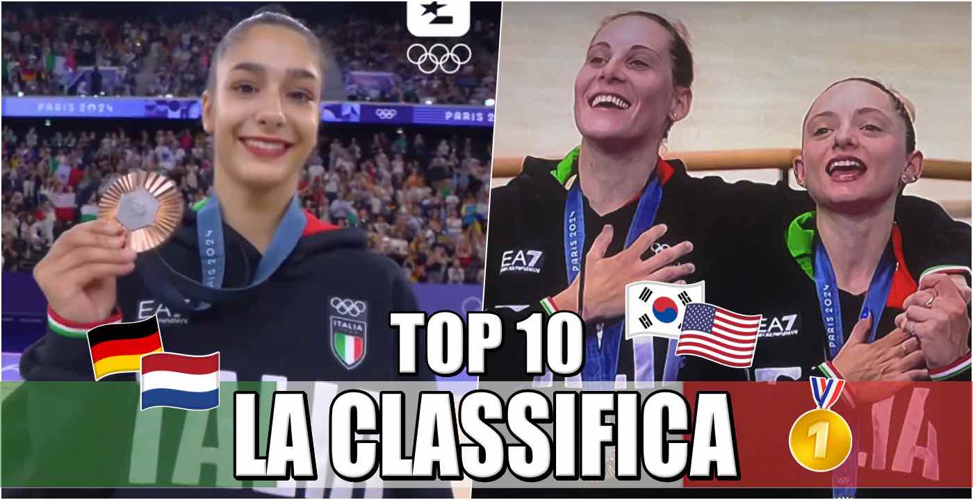 Medagliere Olimpiadi Parigi 2024 la classifica aggiornata