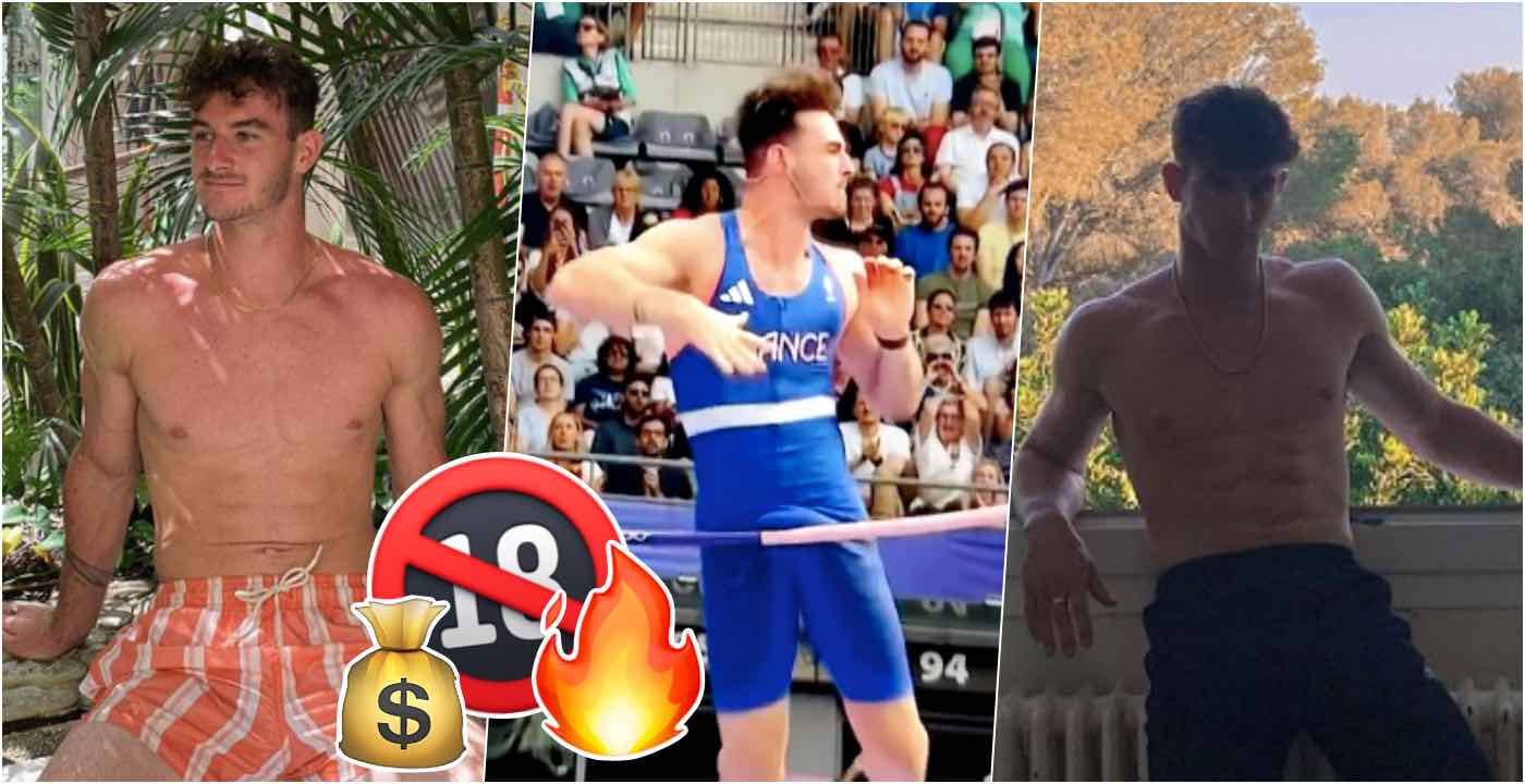 Olimpiadi, dopo l’incidente hot con l’asta questo atleta francese riceve un’offerta da un sito per adulti