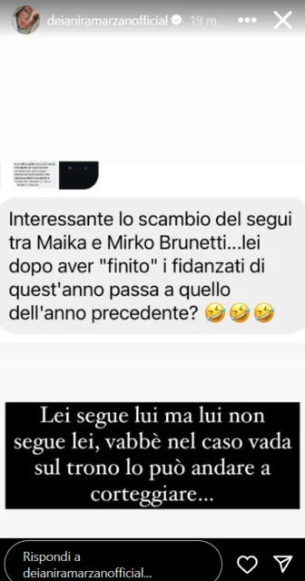 L'indiscrezione su Maika e Mirko Brunetti