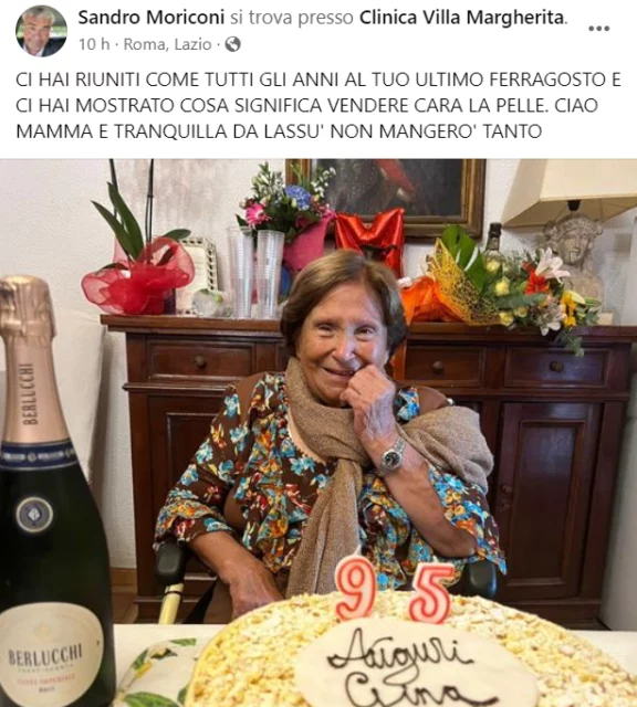 Il ricordo del padre di Ultimo per nonna Gina