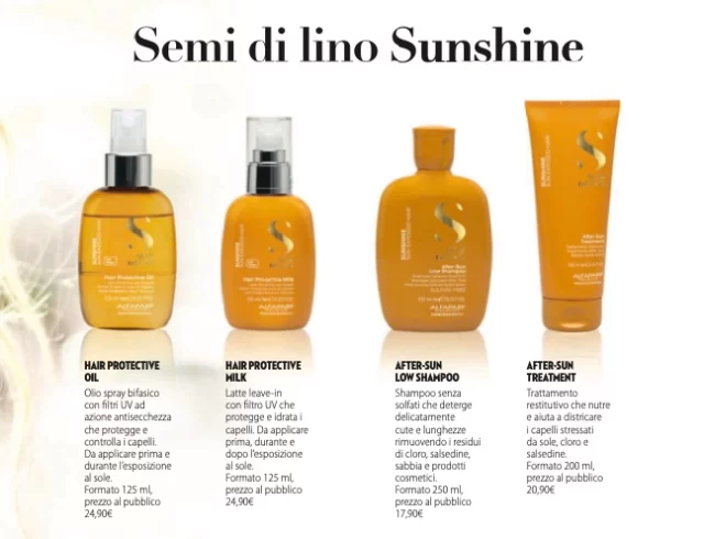 Semi di lino Sunshine - Alfaparf Milano Professional