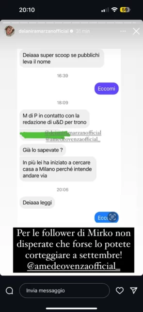 Mirko Brunetti a Uomini e Donne?