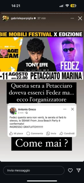 L'indiscrezione su Fedez