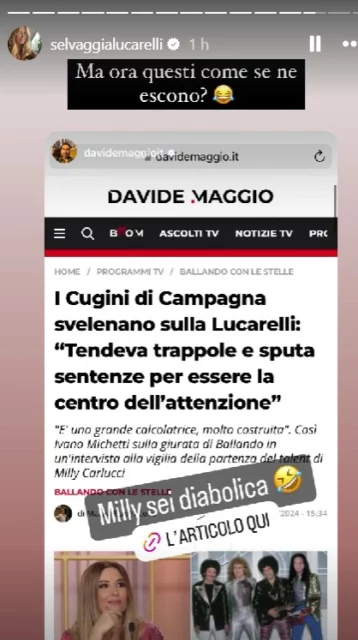 La reazione di Selvaggia Lucarelli