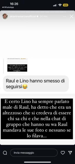 La segnalazione su Raul Dumitras e Lino Giuliano