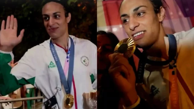 imane khelif algeria festeggiano vittoria olimpiadi 2024