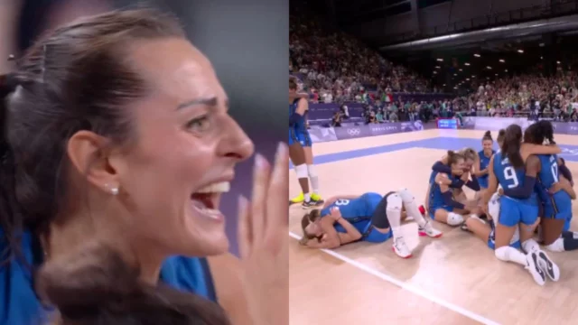 olimpiadi 2024 squadra femminile pallavolo italia vince medaglia d'oro finale