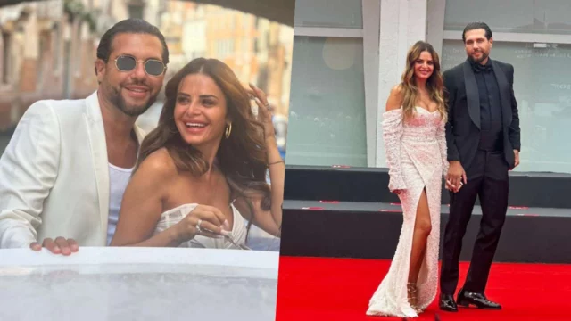 Roberta Di Padua e Alessandro Vicinanza incantano il red carpet di Venezia