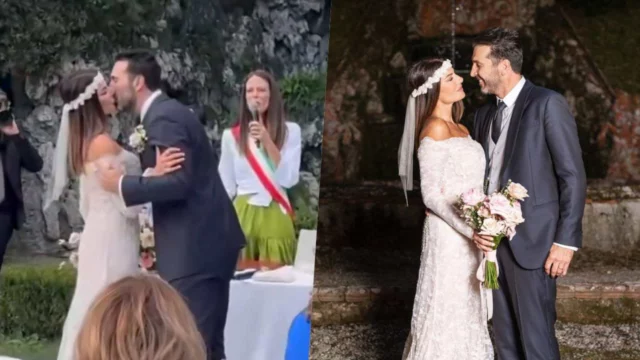 Gigi Buffon e Ilaria D'Amico si sono sposati dopo più di 10 anni