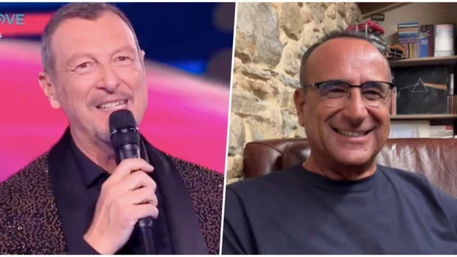 Amadeus incontenibile! Dopo Affari Tuoi, cita anche Carlo Conti e Sanremo durante il Suzuki Music Party (VIDEO)