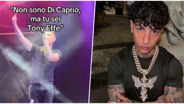 Fedez risponde al dissing di Tony Effe durante un suo concerto (VIDEO)