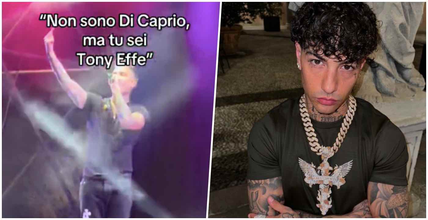 Fedez risponde al dissing di Tony Effe durante un suo concerto (VIDEO)