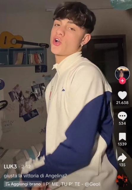 Il video di TikTok di Luk3 di Amici 24