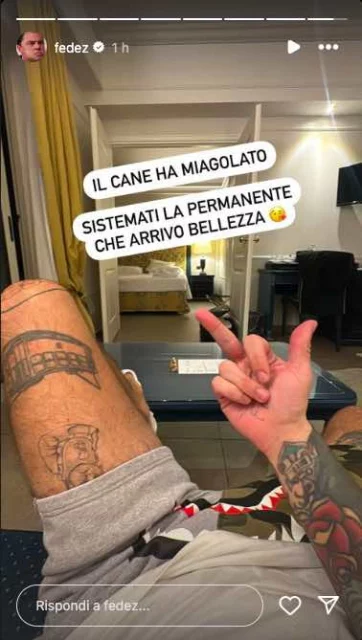 La storia Instagram di Fedez