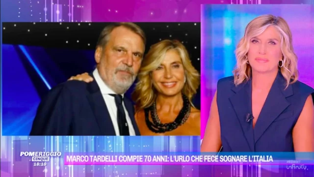 Myrta Merlino fa gli auguri in diretta al compagno Tardelli e si commuove: 