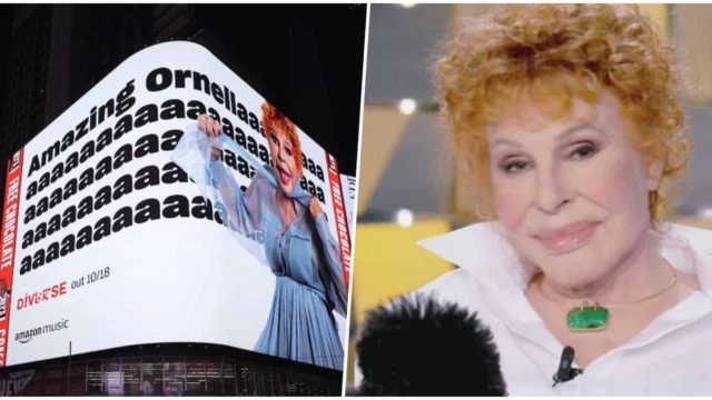 Ornella Vanoni compie 90 e viene omaggiata a Time Square sui cieli di New York