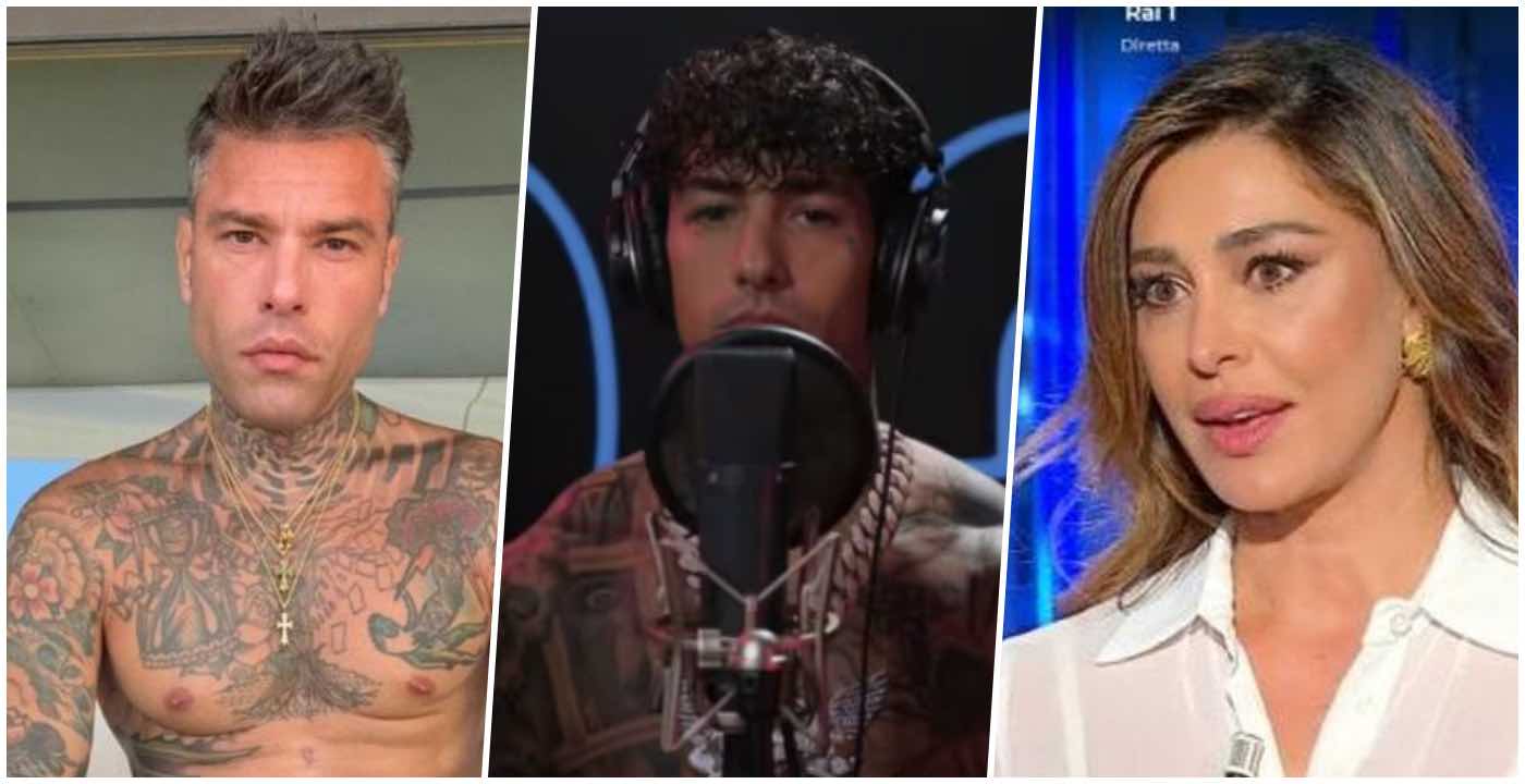 Belen prende le parti di Tony Effe e commenta il suo video contro Fedez