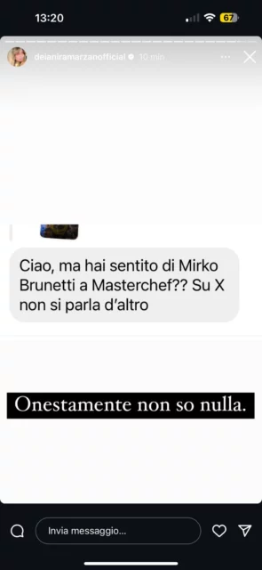 L'indiscrezione su Mirko Brunetti a MasterChef Italia