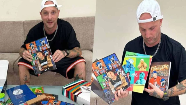 Clementino regala quaderni e penne agli alunni della sua vecchia scuola