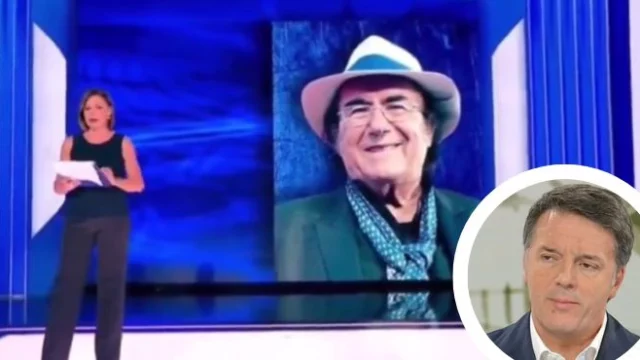 È sempre cartabianca, presentato Matteo Renzi ma appare Al Bano