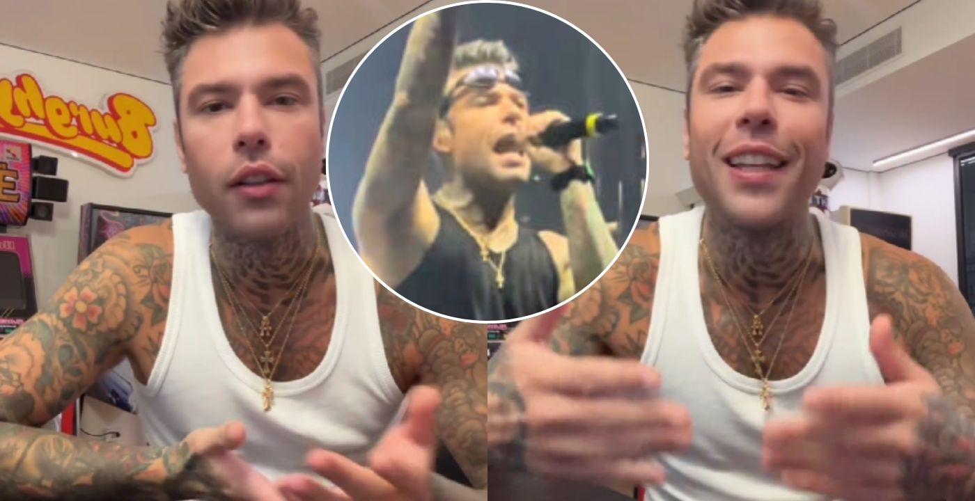 Salta l’autotune al concerto di Fedez e il live è un caos, lui replica e dà la sua versione (VIDEO)