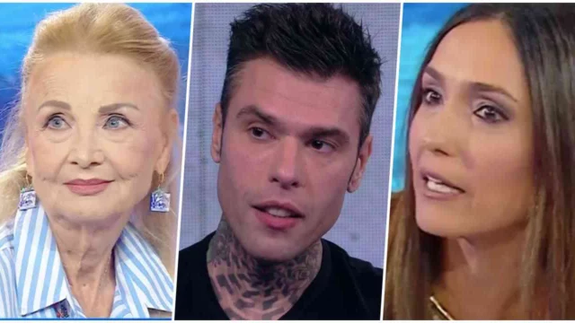 Barbara Bouchet, Caterina Balivo le chiede di Fedez: la reazione