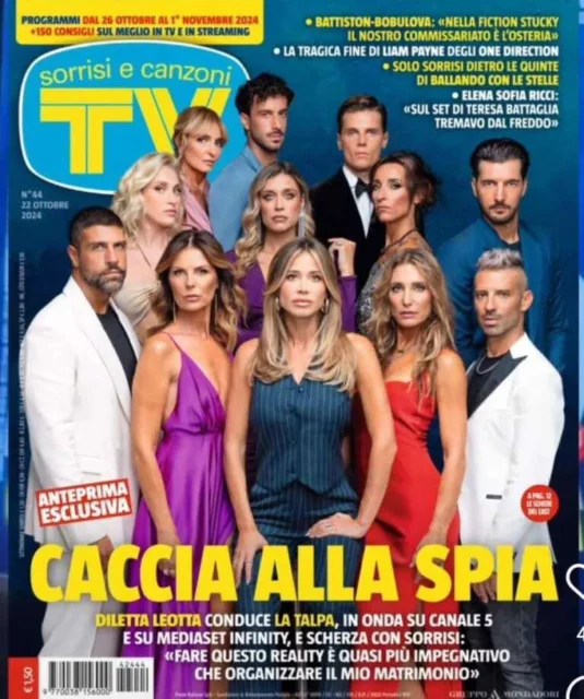 Copertina TV Sorrisi e Canzoni - il cast ufficiale de La Talpa