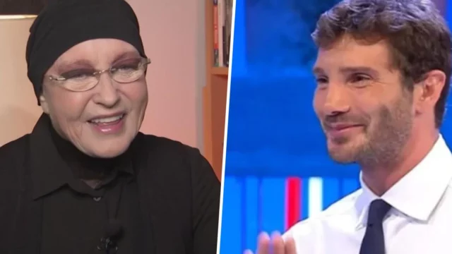 Eleonora Giorgi è grande fan di Stefano De Martino e lui la sorprende con un mazzo di rose