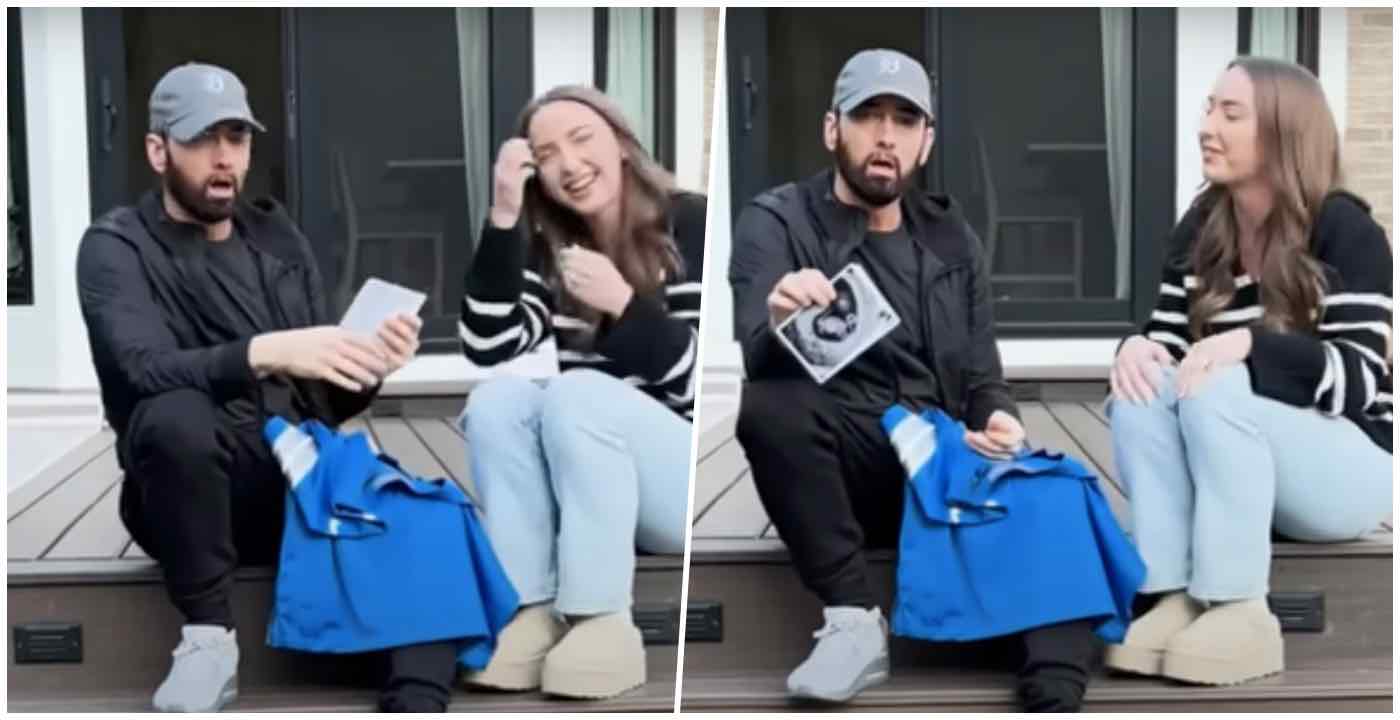 Eminem diventa nonno a 51 anni e sua figlia sceglie un dolce modo per comunicarglielo (VIDEO)