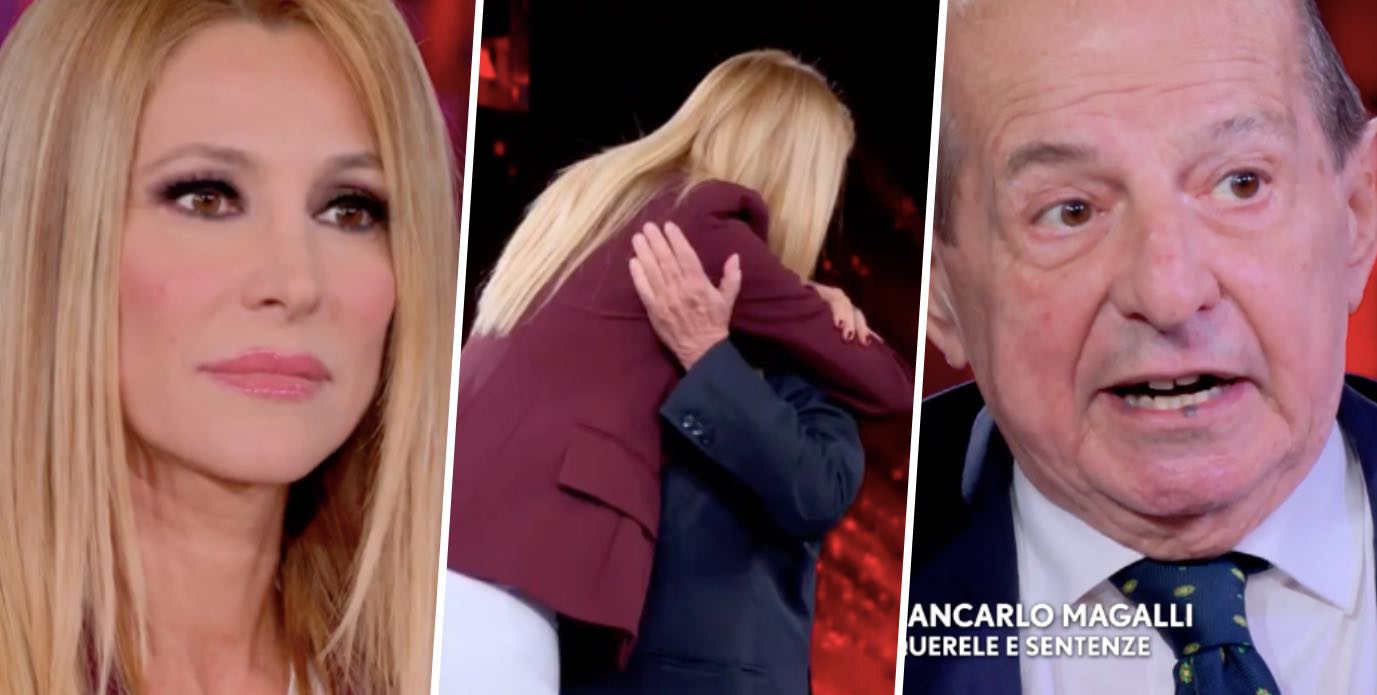 Giancarlo Magalli mette fine allo scontro con Adriana Volpe e si scusa in diretta TV