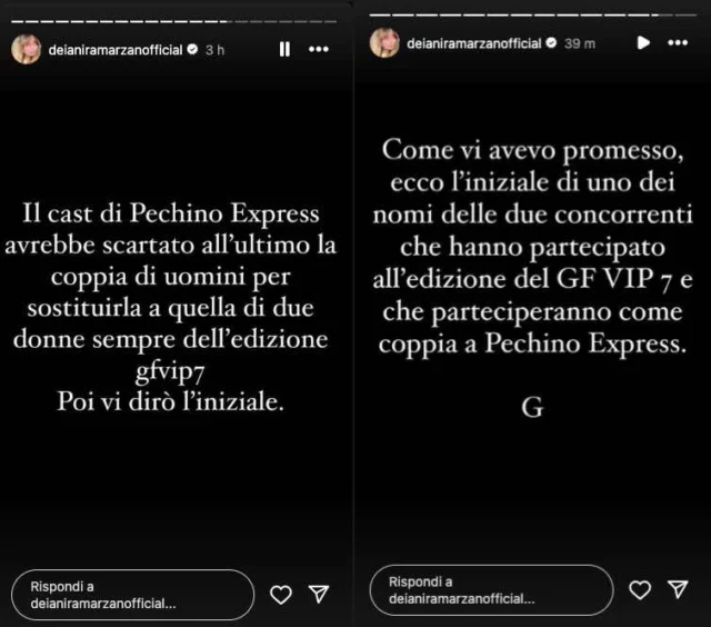 Il rumor su Pechino Express