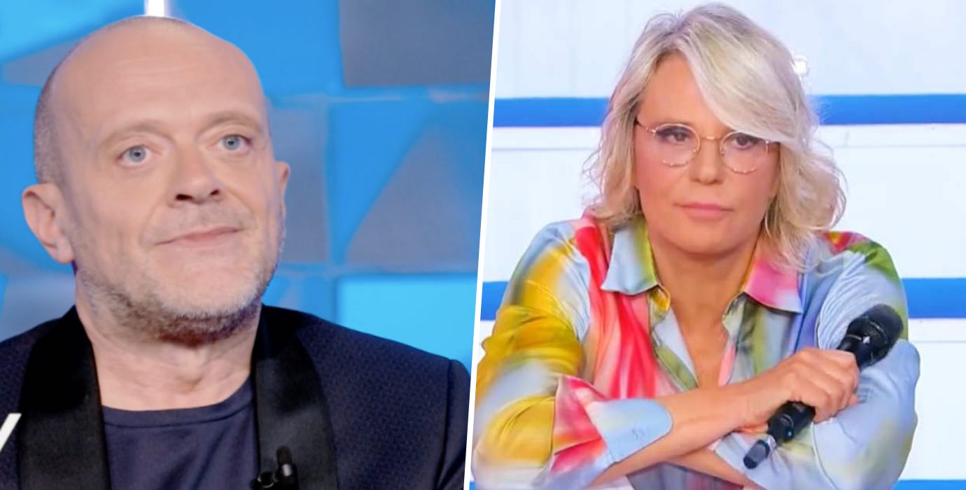 Max Pezzali e Maria De Filippi prima di diventare famosi si conoscevano (lui consegnava i fiori da parte di Costanzo)