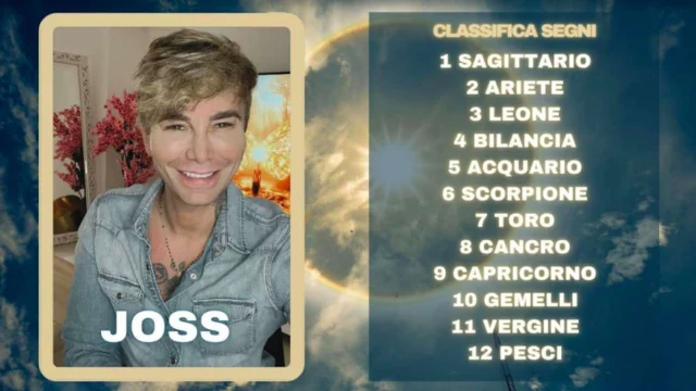 Oroscopo di Joss dal 28 ottobre al 3 novembre: classifica settimana