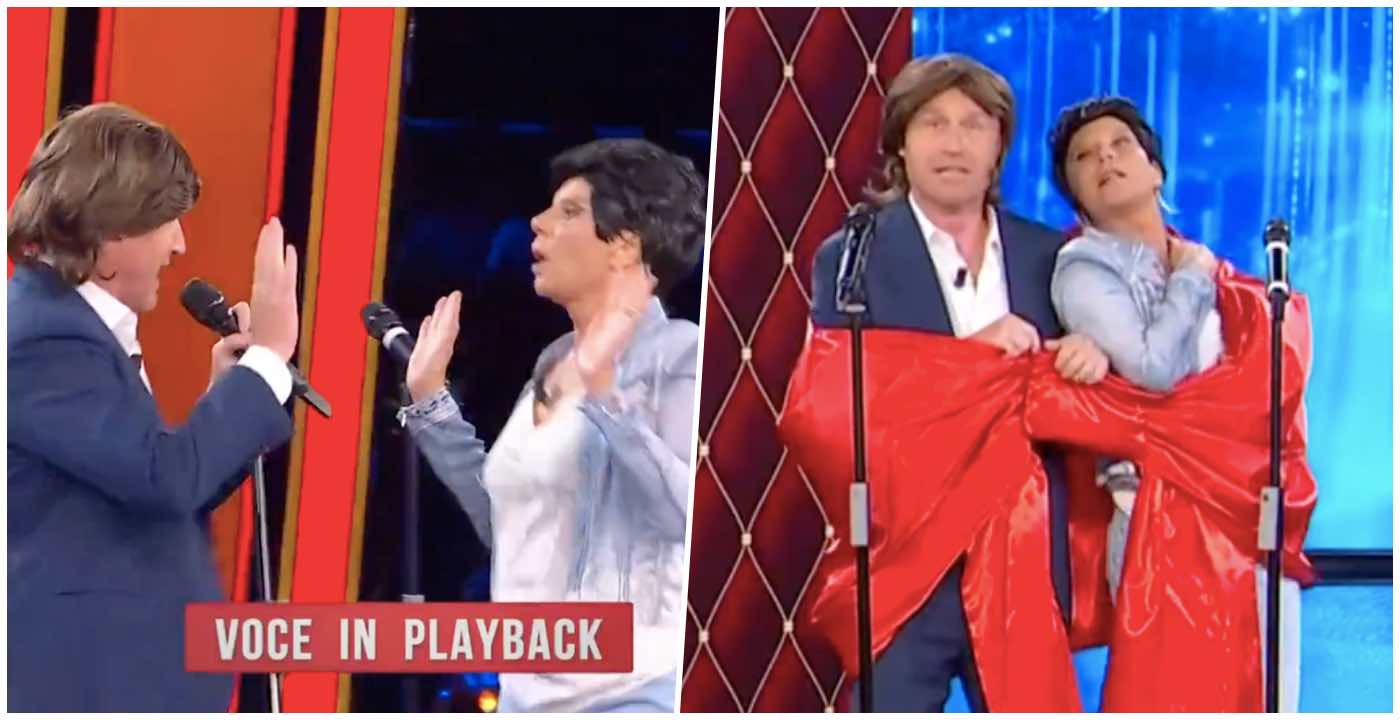 Rudy Zerbi e Maria De Filippi imitano i Ricchi e Poveri a Tú Sí Que Vales (VIDEO)