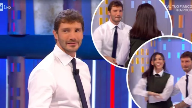 Stefano De Martino scatenato ad Affari Tuoi, balla con la concorrente della Puglia - VIDEO