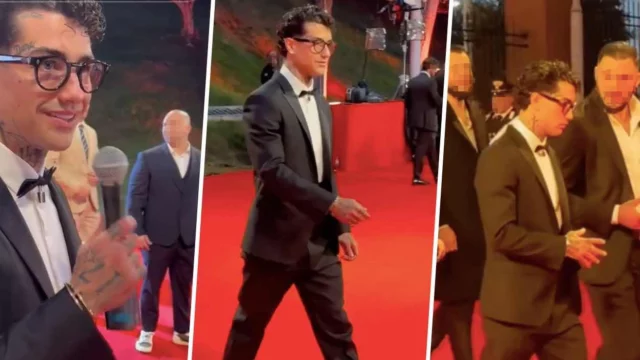 Tony Effe stupisce al Festival del Cinema di Roma con il suo look