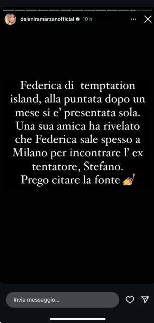 La segnalazione su Federica e Alfonso dopo Temptation Island