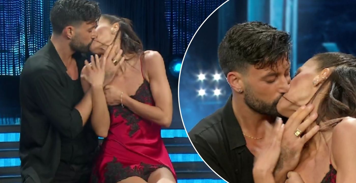 Scatta il bacio tra Bianca Guaccero e Giovanni Pernice a Ballando con le stelle (VIDEO)