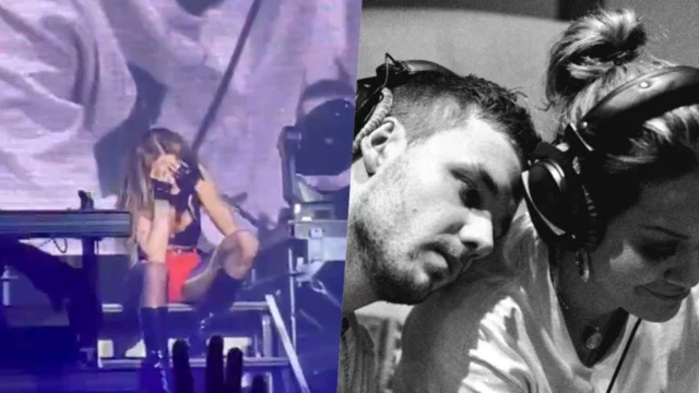 Rita Ora in lacrime per Liam Payne durante un concerto