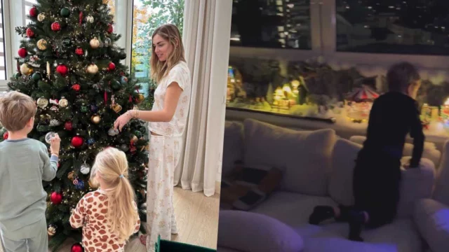 Chiara Ferragni ha già addobbato la sua casa con decorazioni natalizie