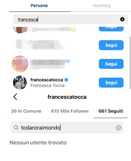 I segui su Instagram tra Raimondo Todaro e Francesca Tocca