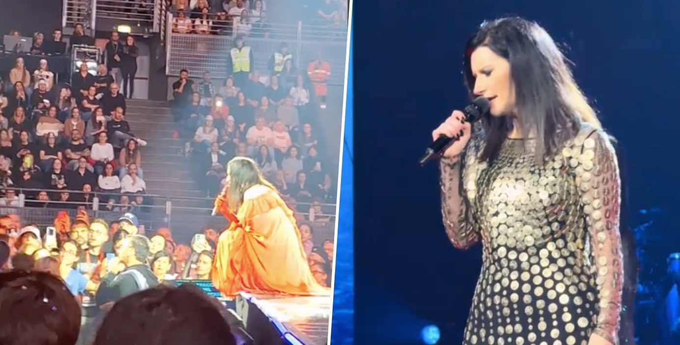 Due fan litigano durante il concerto, Laura Pausini interviene e interrompe tutto (VIDEO)